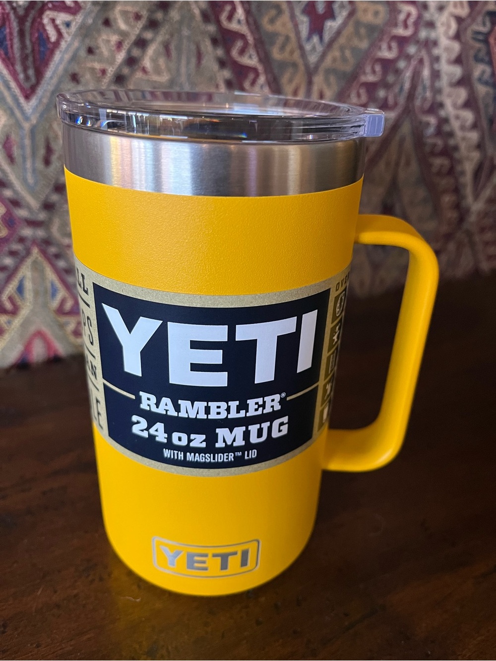 Yeti Rambler 24 oz Mug - Alpine Yellow - NWT